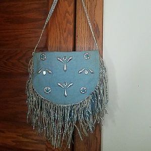 Fringe purse